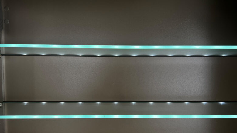 Glasböden mit LED-Beleuchtung