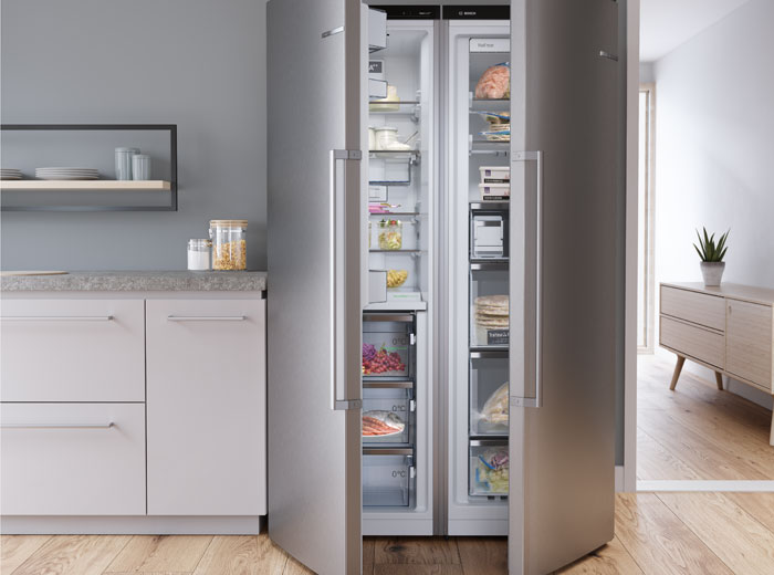 Side-by-Side Kühlschrank: Der neue Trend aus Amerika
