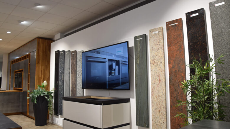 Verschiedene Küchenarbeitsplatten bei PLANA