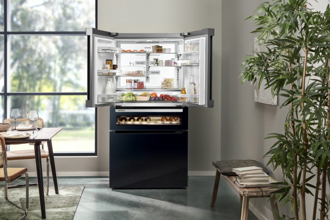 Siemens FrenchDoor moderner Kühlschrank mit viel Stauraum