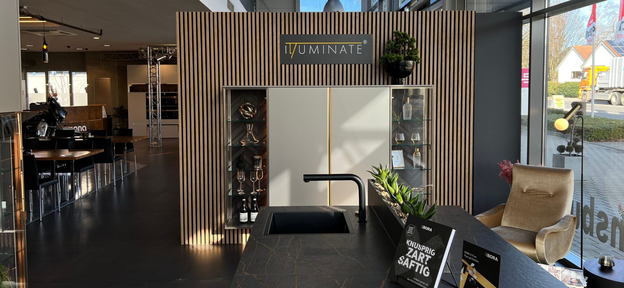 Innenaufnahme im PLANA Küchenstudio Ravensburg