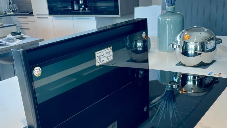 Elektrisch versenkbare Muldenlüftung von Novy