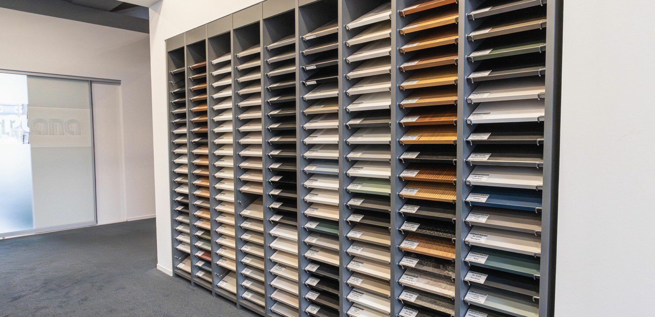 Großer und übersichtlicher Frontmuster-Bereich