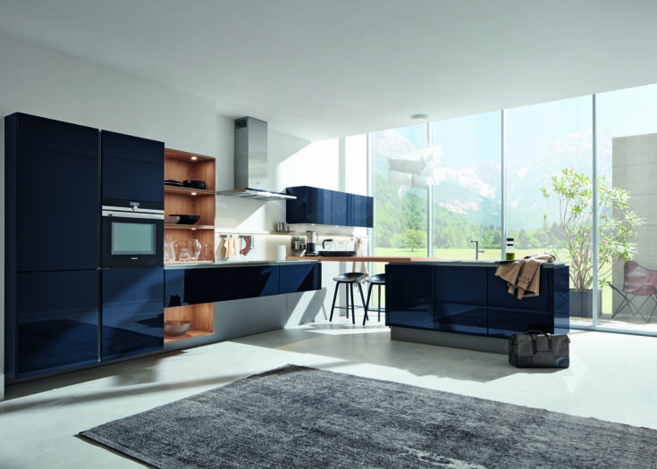 Blaue Küche