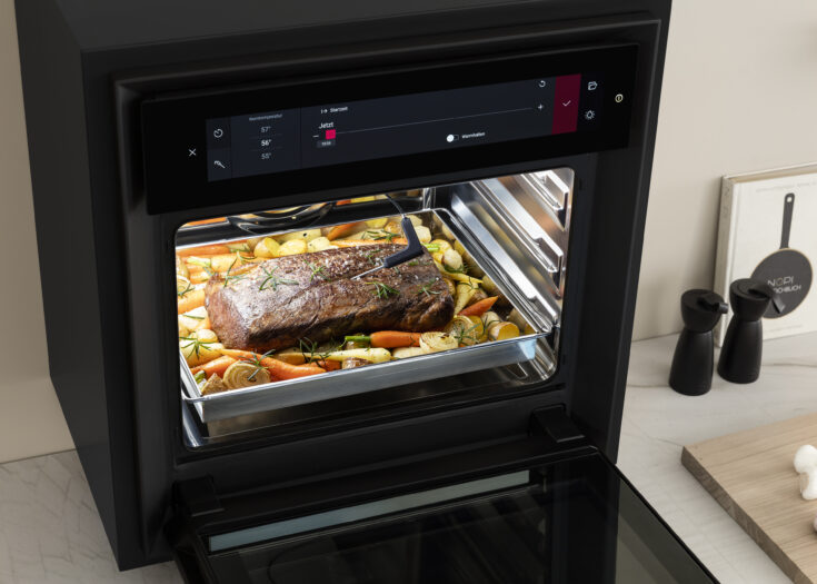 Dampfbackofen Bora X BO mit Essen