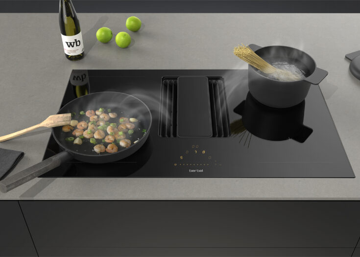 Muldenlüfter und Kochfeld von berbel