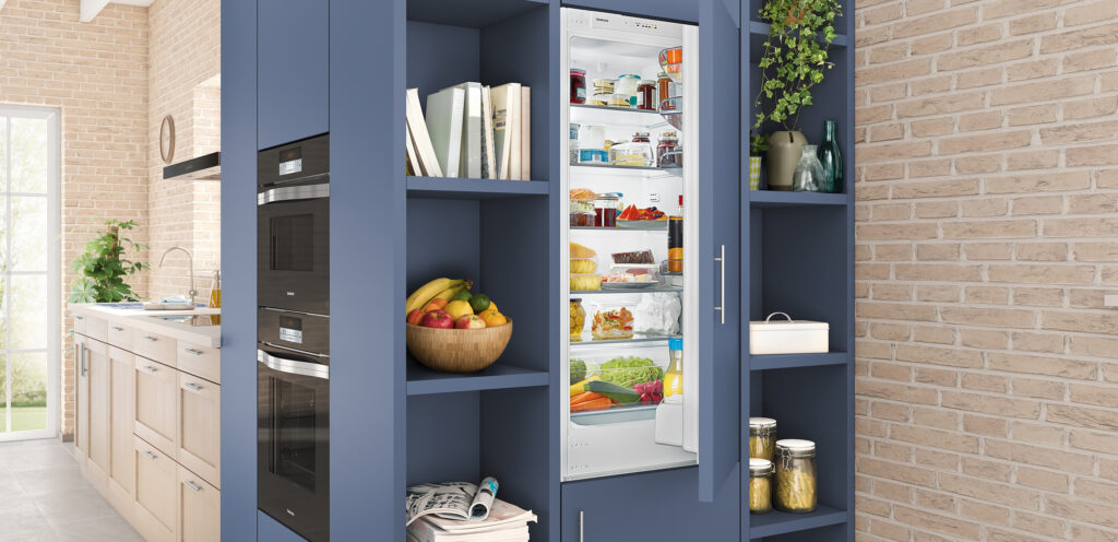 Einbaukühlschrank in Mini-Küche
