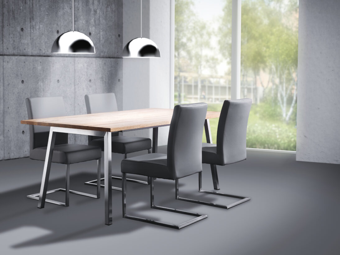 Naber Mülleimer 9 Liter Grau - Kompakter Abfalleimer 183x302x256mm