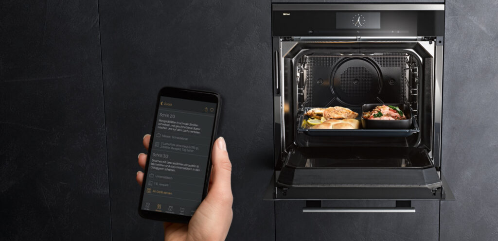 Miele Dialoggarer mit FoodView, der passenden App für das Smartphone