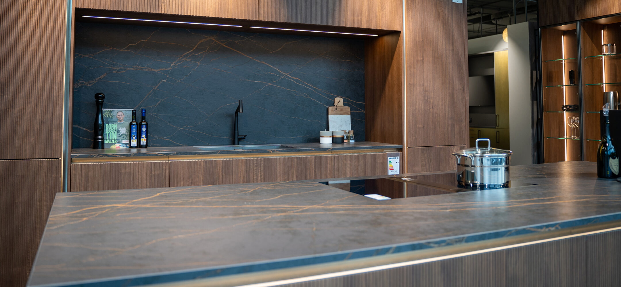 Design-Küche bei PLANA-Küchenstudio München-Süd