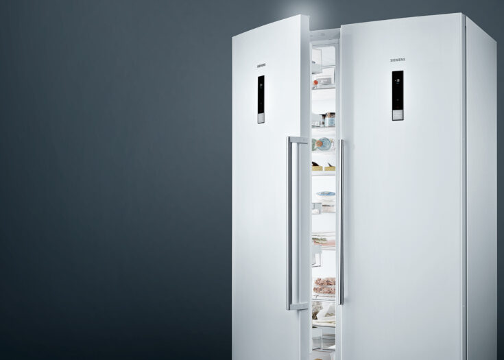 Großer Side-by-Side-Kühlschrank von Siemens