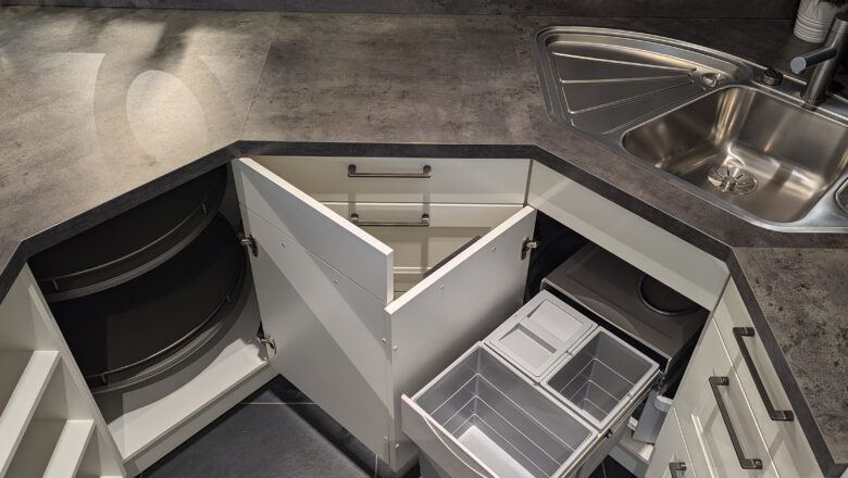 Perfekte Stauraum-Ausnutzung aller Ecken