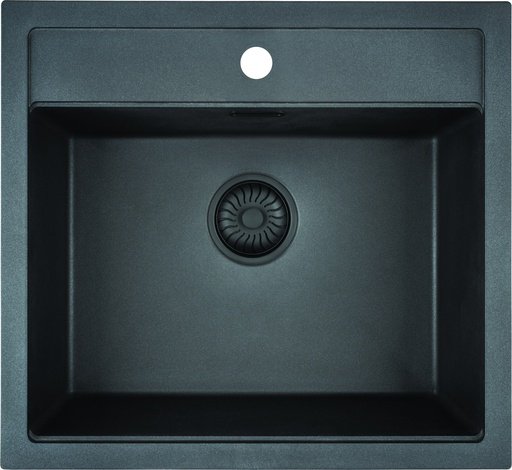 Produktbild Spülbecken schwarz matt: Caressi CAGR50KRBK-TU