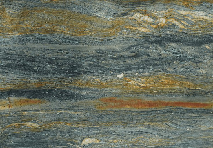 Arbeitsplattenmuster blue Santorini Granit