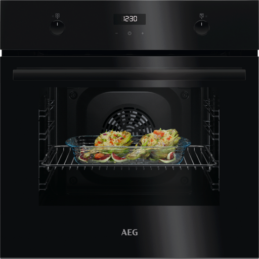 AEG Backofen schwarz matt