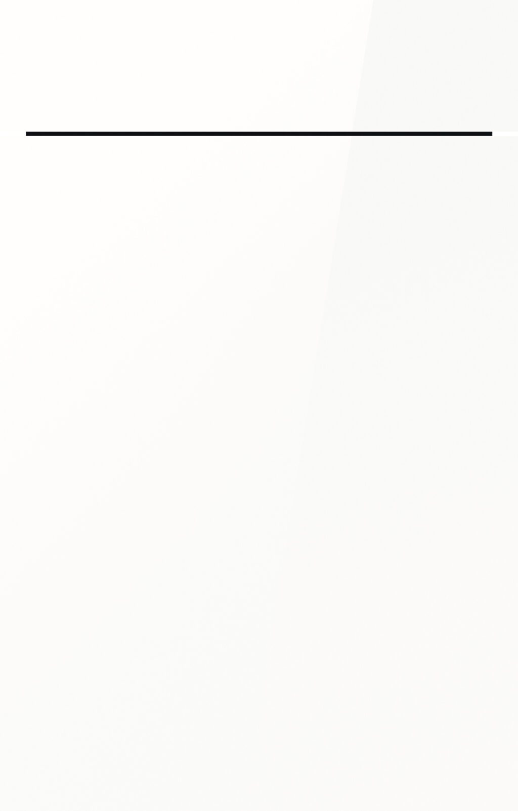 Küchenfront Brillant Kritallweiß