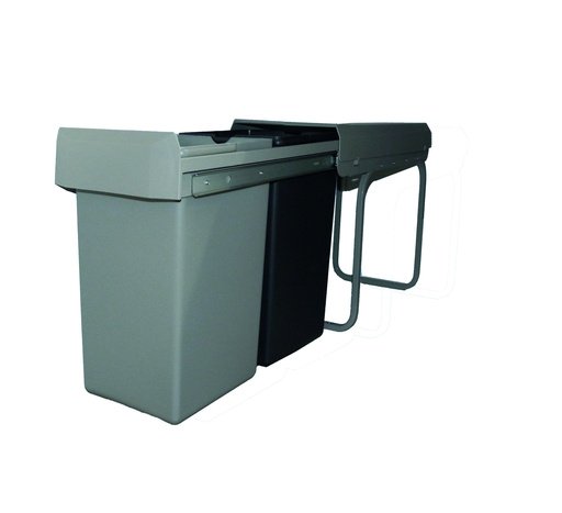 Abfallsammler PLANA Double Boy in grau