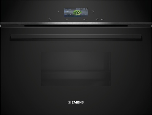 Siemens HB732G1B1 Backofen, Schwarz, mit digitalem TFT-Touchdisplay, Home Connect.