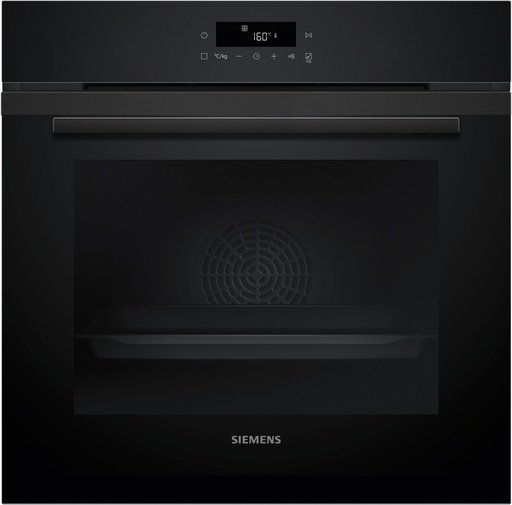 Produktbild von Siemens Backofen in schwarz mit Touchbedienung