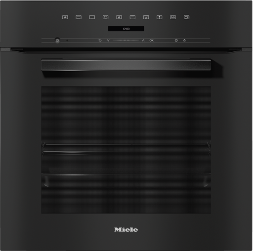 Einbaubackofen Miele H 7260 B in edlem Schwarz (Obsidianschwarz).
