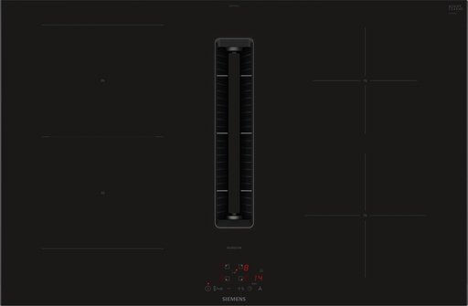Siemens Induktionskochfeld ED877BS16E mit integriertem Dunstabzug (Muldenlüfter).
