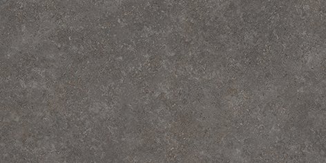 Detailaufnahme einer Arbeitsplatte im Dekor Limestone Grau mit feiner Steinstruktur.