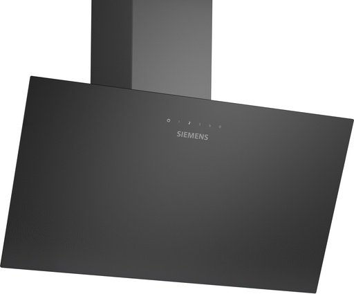 Siemens Schräghesse Wandesse in Schwarzglas-Optik.