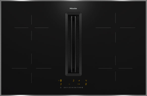 Miele Induktionskochfeld mit integriertem Dunstabzug