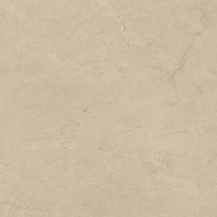 Sand- und beigefarbenes Steinmuster Invictus Desert mit dezenten Adern und satinierter Textur